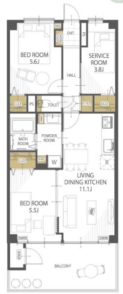 Ԏ} `House Layout`g₷Ƌ̔zuX̓C[WԎB̐LɂȂAȊ肢߂ԎłB