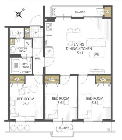  `House Layout`g₷Ƌ̔zuX̓C[WԎB̐LɂȂAȊ肢߂ԎłB